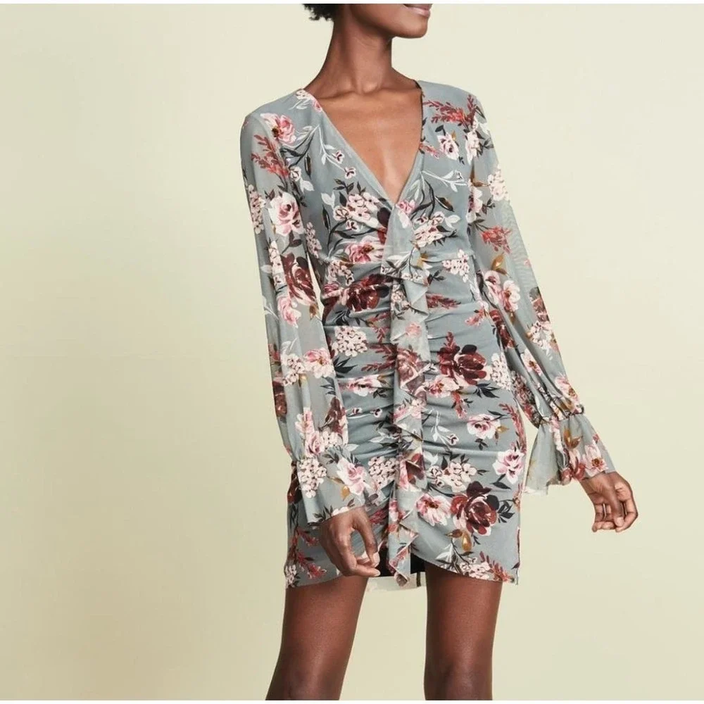 Amanda Uprichard Floral dress Size S NWOT - Picture 1 of 6